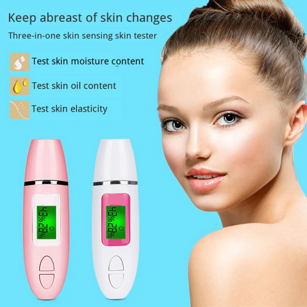 Skin moisture analysis machine application